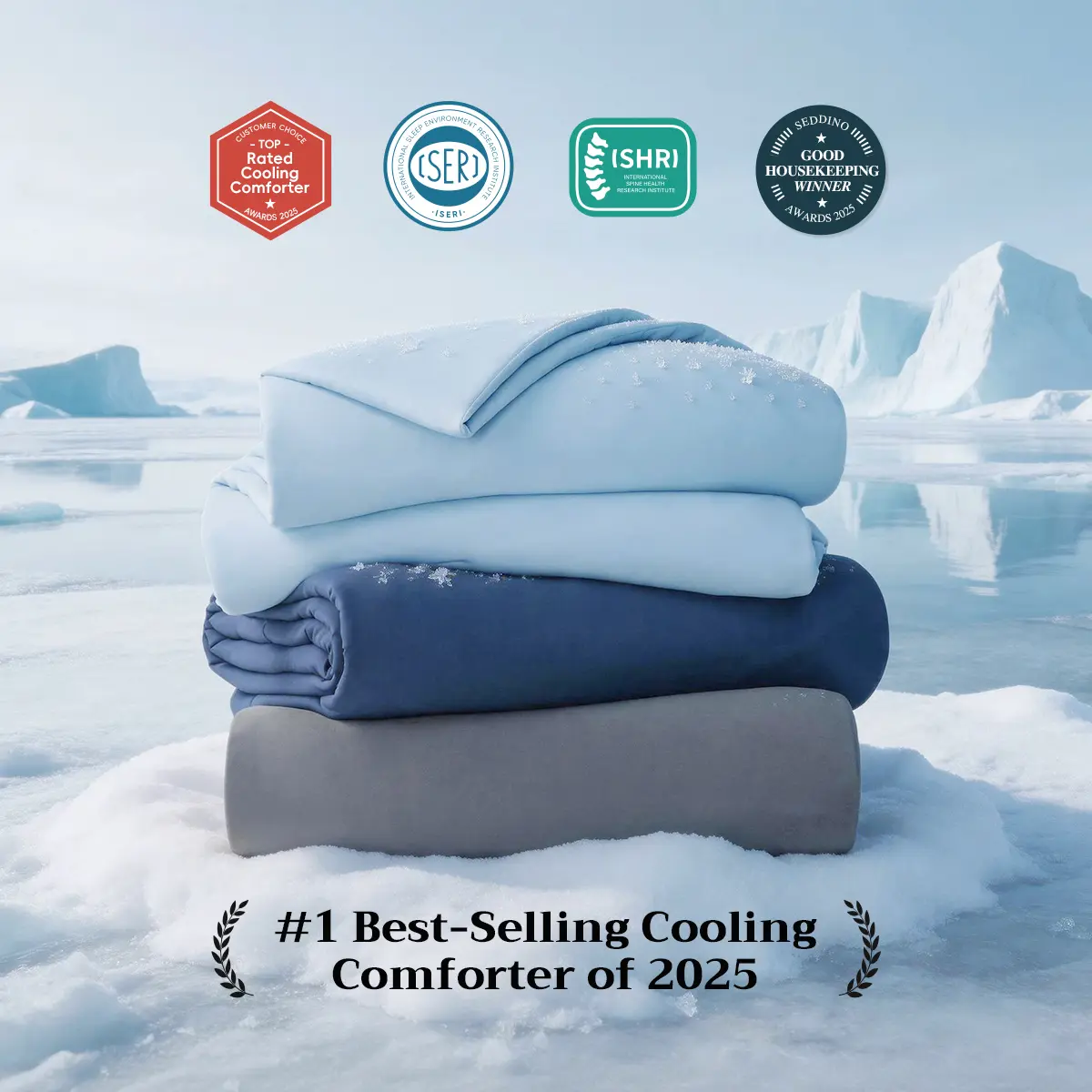 SOFUSOFO SofuBreeze Cooling Quilt - Q-Max 0.38+, Lightweight Breathable Bedding for Hot Sleepers, Cooling Blankets, Blanket for Bed