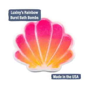 Bath Bomb | Rainbow Burst | Moisturizing | Seashell Body Care Body Wash