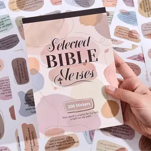 300PCS Bible Verse Stickers for Adults, Irregular Vintage Christian Stickers, Christian Gifts for Women, Bible Study Supplies for Scrapbooking, Water Bottle, Laptop