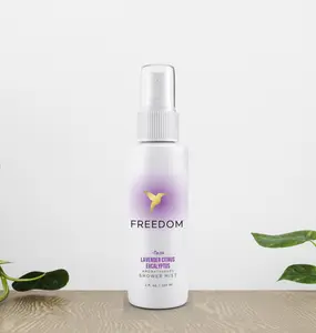 Lavender Eucalyptus Shower Mist Spray Aromatherapy, Lasts Up to 50 Showers, Relieves Stress and Clear Sinuses, At Home Spa Experience, 2 fl Oz Luxury Scent