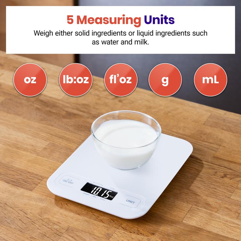 Etekcity Food Kitchen Scale, Digital Mechanical Weighing Scale, Grams and Ounces for Weight Management, Baking, Cooking Christmas Gift