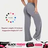 DEEFY SoftMotion Straight Leg Wide Leg Pants Bottoms 30.5" & 31.5" Inseam Fitness Gymwear Women Workout Breathable Light Thin Sportswear Gym Outdoor Sports Yoga Pants Wide Sweatpants Sav Wide Leg Pants #BackToSchool