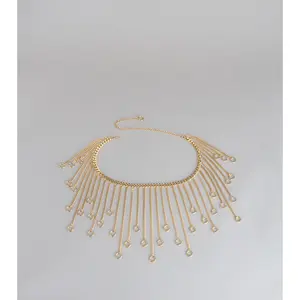 Statement Moves Fringe Chain Belt Statement Moves Fringe Chain Belt