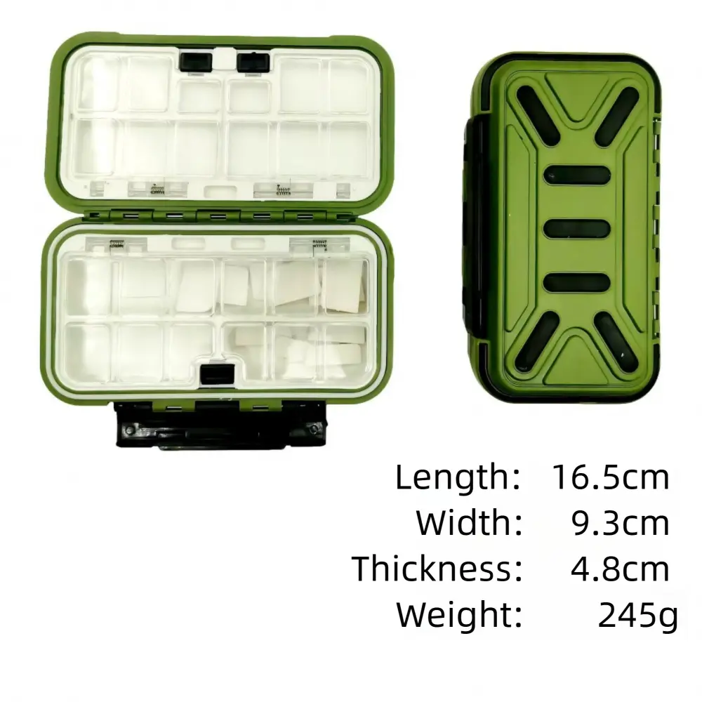 24-slot Lure box (large Size - Green)