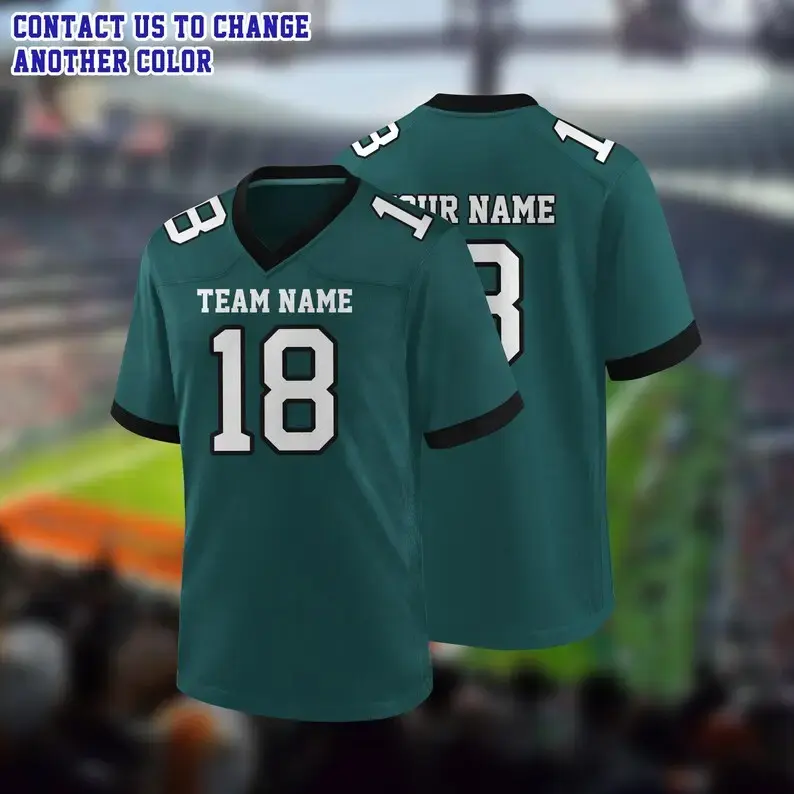 Custom Philadelphia Football Jersey Personalized Uniform Team Name Number Logo Shirt clothes Men women and kids Game Day Outfit