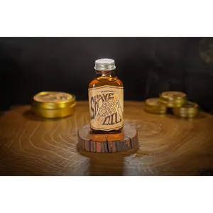 Shave Oil Vintage All-Natural Tea Tree Scented 3oz Bottle with Jojoba Apricot & Grape Seed Oils for Rugged Manly Scent