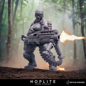 Spacenam: Sgt. Hawker | Reptilian Overlords | 28mm