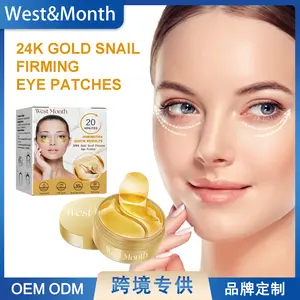 West&Montreal Golden Snail Eye Patch Moisturizing Eye Patch Skincare for Eye Surrounding Skin