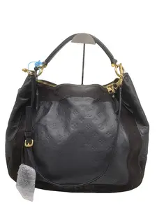 Pre-owned Louis Vuitton Black Monogram Empreinte & Suede Hobo Bag/WJ04420147/0147
