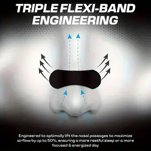 30 Pcs Anti-Snoring Nasal Strips, Hypoallergenic Comfortable Wide Design, Sleep & Sports Use, /baby, Unisex, Tested