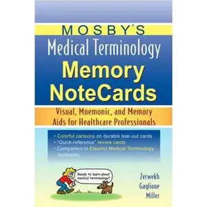 USED-Mosby's Medical Terminology Memory NoteCards by JoAnn Zerwekh EdD  MSN  RN (Cards)