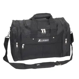 212 MAIN Everest 17.5 in. Travel Duffle Bag - 600 Denier Polyester Fabric, Clamshell Top, Zippered Closure, Portable Design with Multiple Pockets