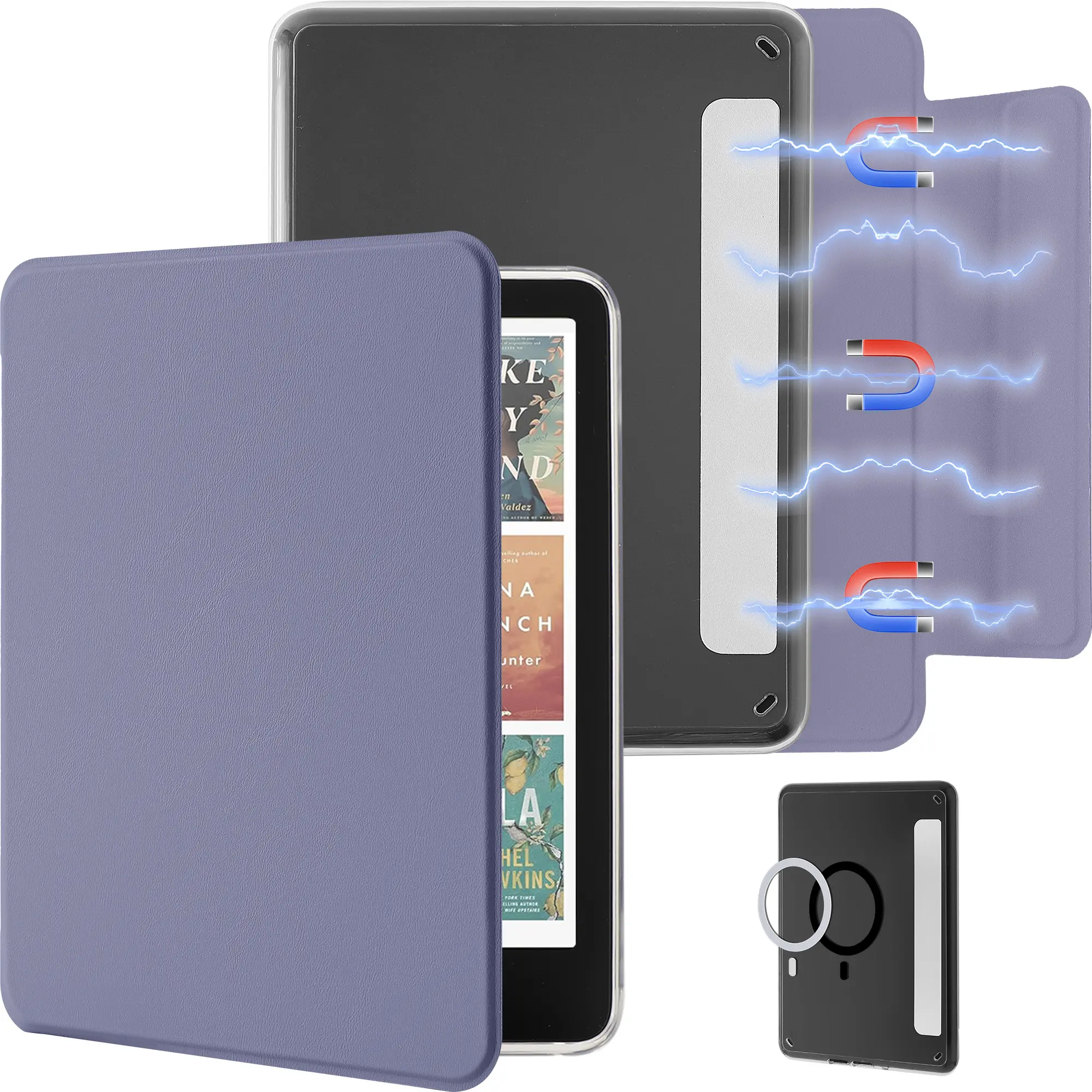 Lavender Purple with metal ring