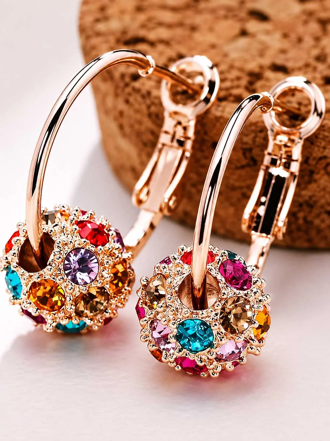 Elegant Rhinestone Decorated Dangle Earrings, Fashionable Jewelry for Women, Trendy All-match & Exquisite Jewelry for Birthday Gift, Chic Gorgeous Jewelry, High Quality Earrings, Sparkly Drop Earrings for Women, Rhinestone Dangle Earrings