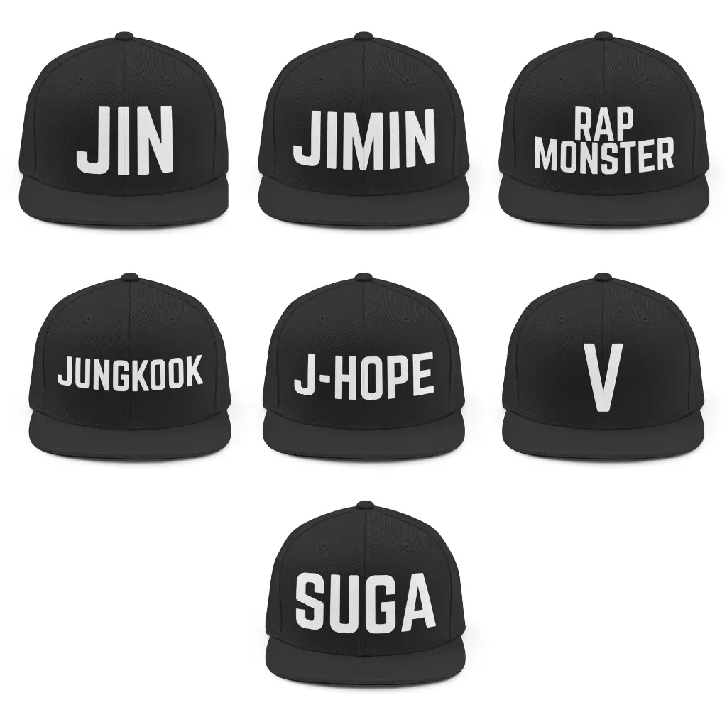 KPOP Snapback Hat Debut, Outfit Concert, Gift For Her, Gift For BFF
