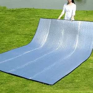 All-Season Waterproof Camping Mat - 78" x Durable Aluminum Foil & EPE Fabric, Portable Outdoor Picnic Tent Pad, Hand Wash Only
