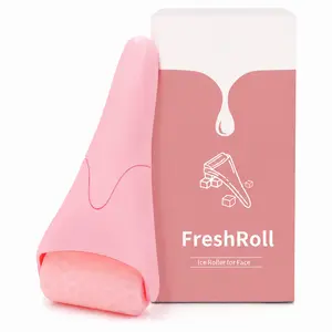 Ice Roller for Face Women, Skin Care Set & Ice Face Roller，Self Care Gifts for Women,Reduces Puffiness and Wrinkle, Facial Massager Tool & Spa Pink Gifts