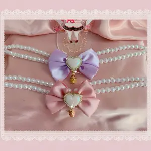 Puella Magi Madoka Magica Homura Akemi Hime Kawaii Y2K EGL Lolita Anime Manga Magical Girl Jfashion Cosplay Choker Necklace