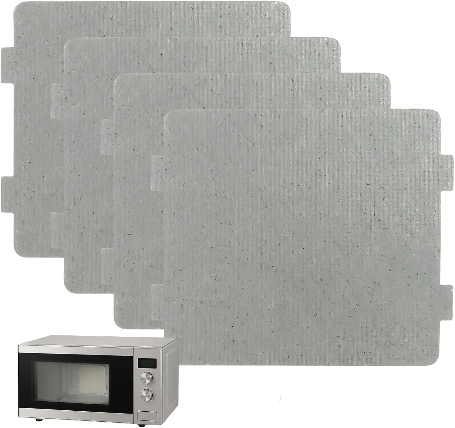 4 PCS Waveguide Cover, Microwave Wave Guide Cover Replacement, Universal Mica Sheets for Microwaves Oven & Toasters, Easily Cut to Fit