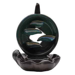 Round Ceramic Backflow Burner