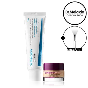 [Dr.Melaxin Official] Dark Spot Cover & Fade Duo | TX-Cream & Cover Eye Cream formulated for Melasma, Hyperpigmentation, and Instant Concealing