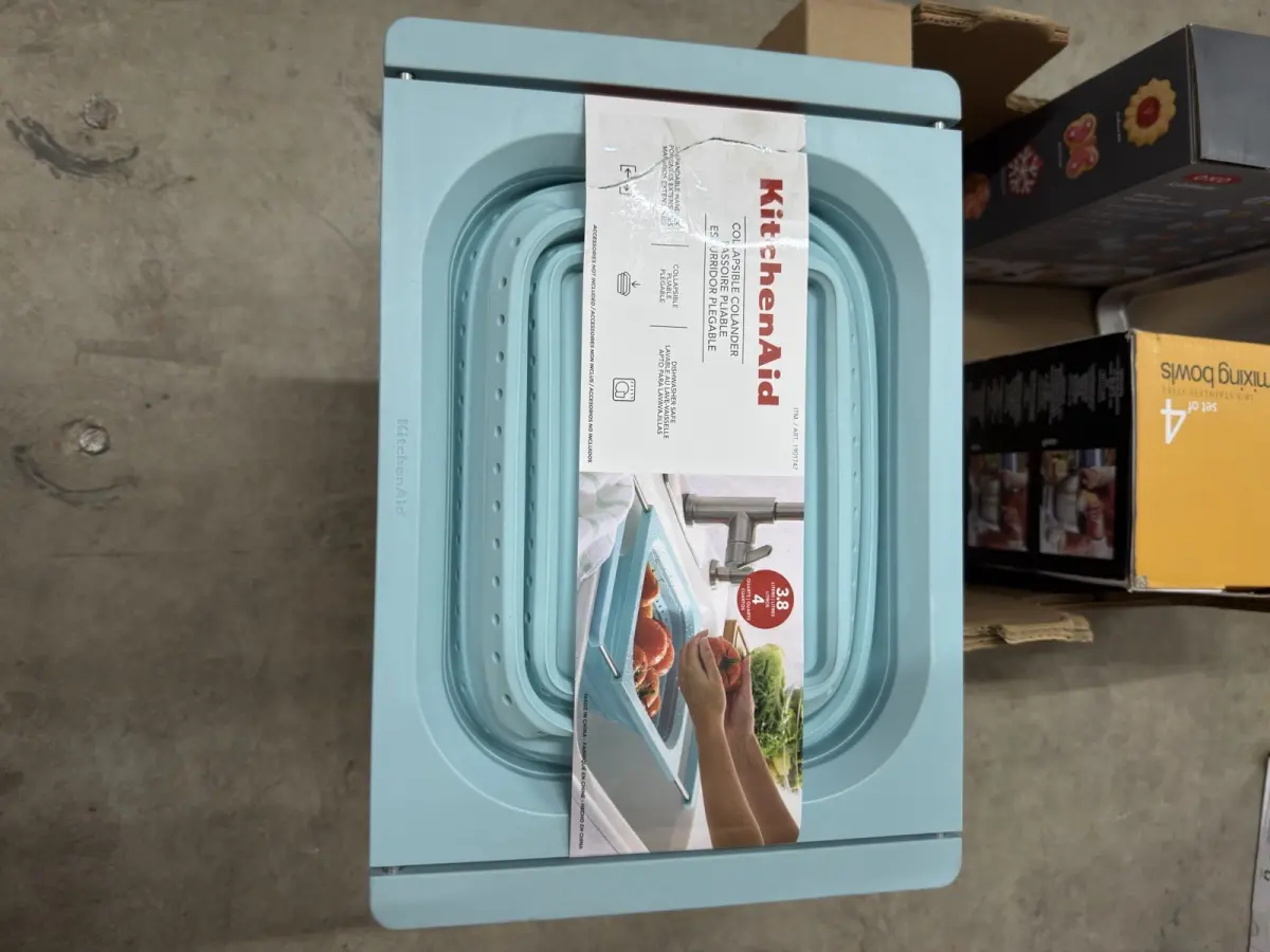 KitchenAid Collapsible Colander Blue