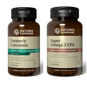 Heart & Joint Power Pair: Turmeric, Super Omega