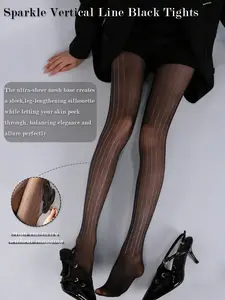 High Elastic Slimming Sheer Stockings, Y2K Style Essential Socks, Perfect for Daily Wear & Stylish, Comfortable Fit Design