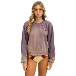 ESSENTIAL RELAXED CREW SWEATSHIRT - FADED MOCHA