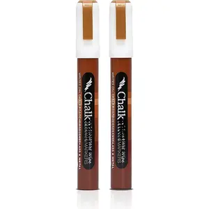 White  Markers - Professional Fine Tip board Markers - Quick Dry Long Lasting Colors - Wet Wipe Liquid  Pens (White, 1mm, 2 Pack)