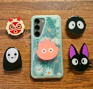 CrystalLovee Anime Phone Grips, Magsafe, Adhesive Grip, Pop Socket