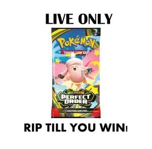 Pull-Til-You-Win Perfect Order (IR or better, No pack min.) Pokemon Booster Pack