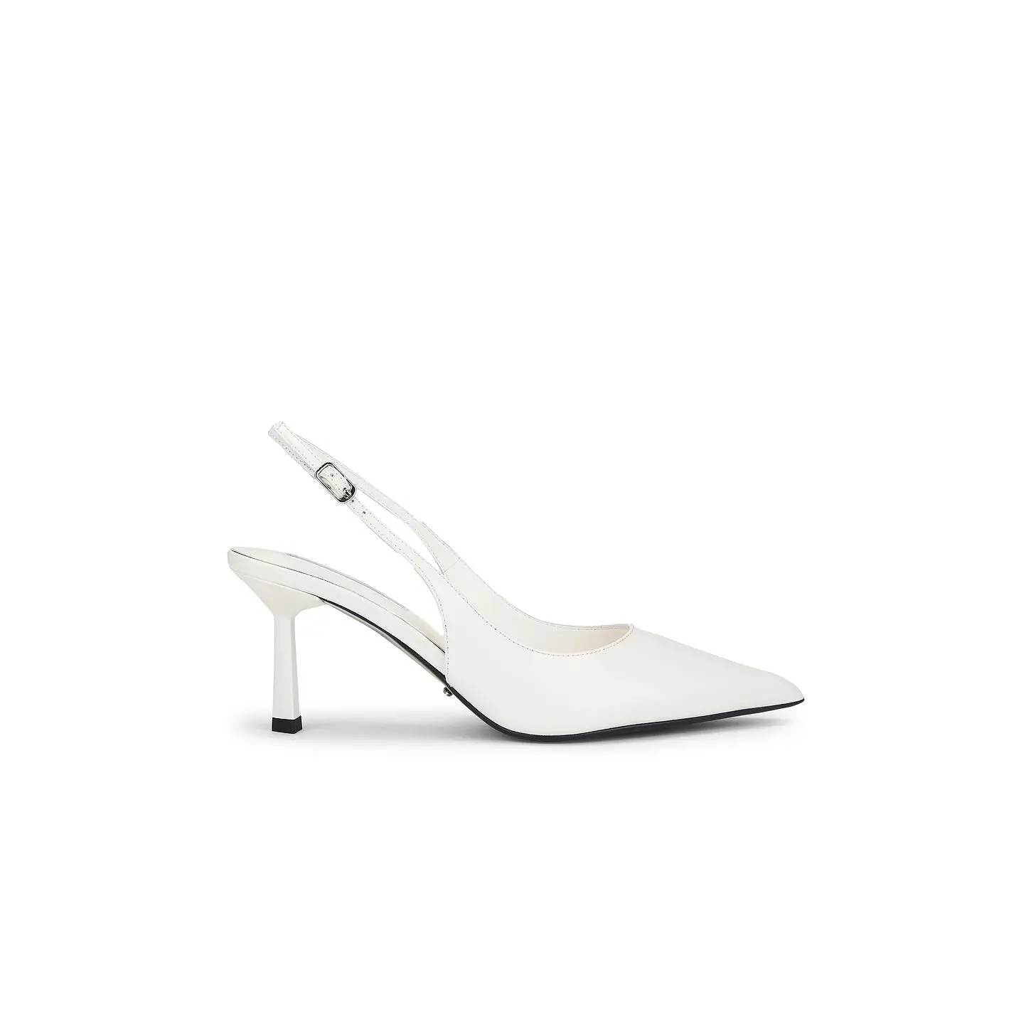 Tony Bianco Baz Pump in White Hi Shine