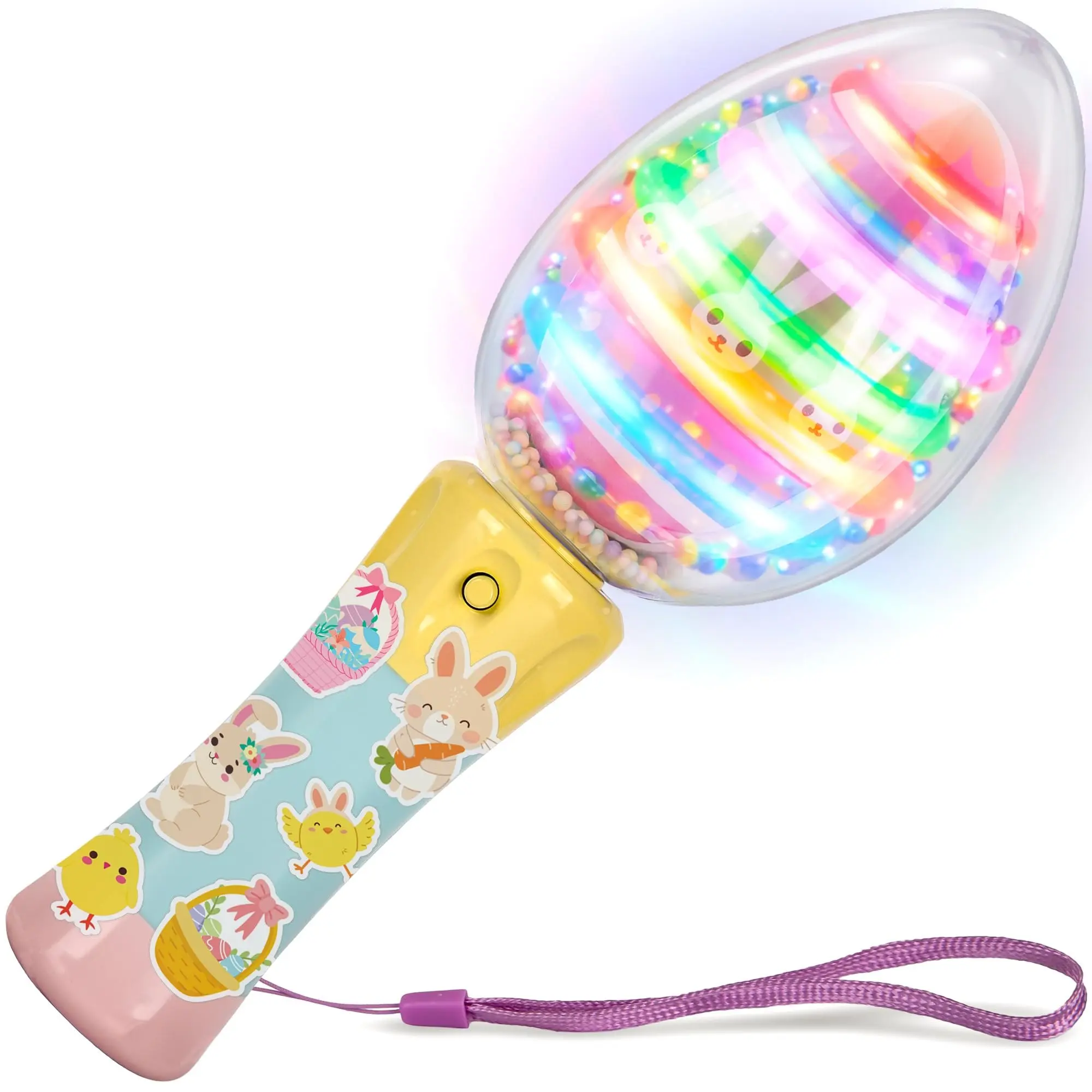 Easter Egg Magic Ball Wand -7.5" - Custom Egg-shaped Top Light Up Magic Ball Toy Wands Easter Egg Magic Ball Wand -7.5" - Custom Egg-shaped Top Light Up Magic Ball Toy Wands