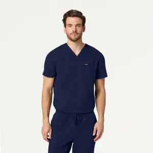 JAANUU Holmes Everyday 1-Pocket Scrub Top, UltraLAST 4-Way Stretch Fabric, Water-Repellent, Wrinkle & Fade Resistant, Durable & Comfortable Medical Wear
