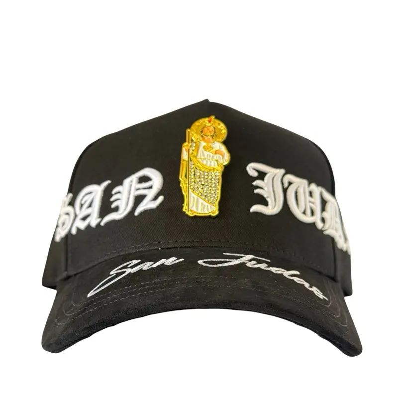 GORRA DE SAN JUDAS TADEO WHITE ON BLACK