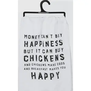 Happiness But It Can Buy Chickens' Kitchen Towel