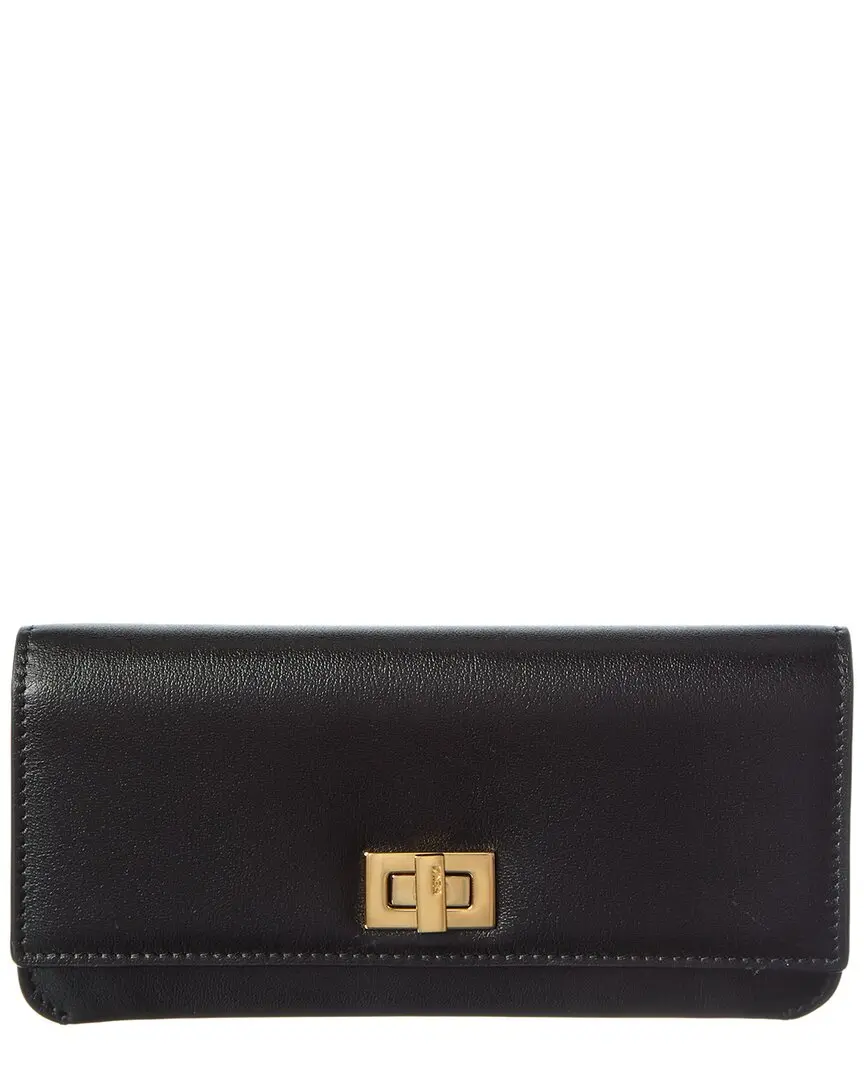 FENDI Way Leather Continental Wallet
