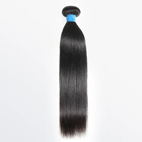 TedHair 10-40 Inch Straight Virgin Brazilian Hair #1B Natural Black