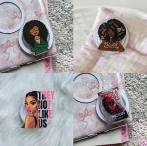 (4 Options) Melanin Girl With Book MagSafe Phone Grip, Daria’s Phone Holder, They Not Like Us Kindle Grip, When A Wolf Loves The Moon Book Grip Holder, Gifts For Girls Boys