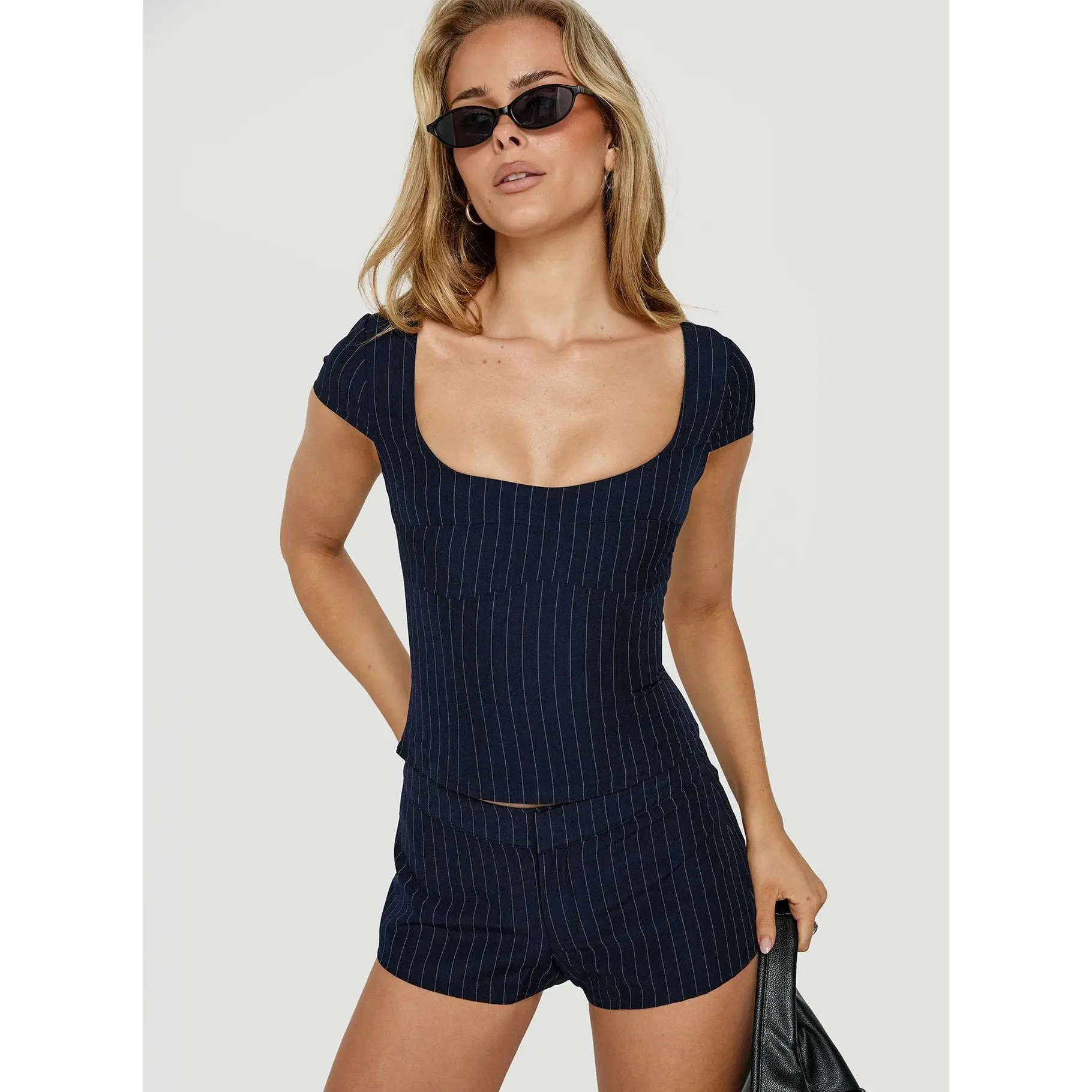 Kosetta Tailored Micro Short Pinstripe