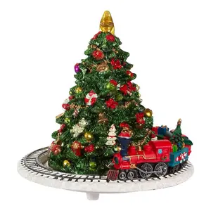Kurt Adler Revolving Train Christmas Tree Table Decor