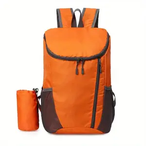 Lightweight Portable Foldable Backpack, Outdoor Backpack with Rain Cover, Multifunctional Backpack for Cycling, Hiking and Climbing
