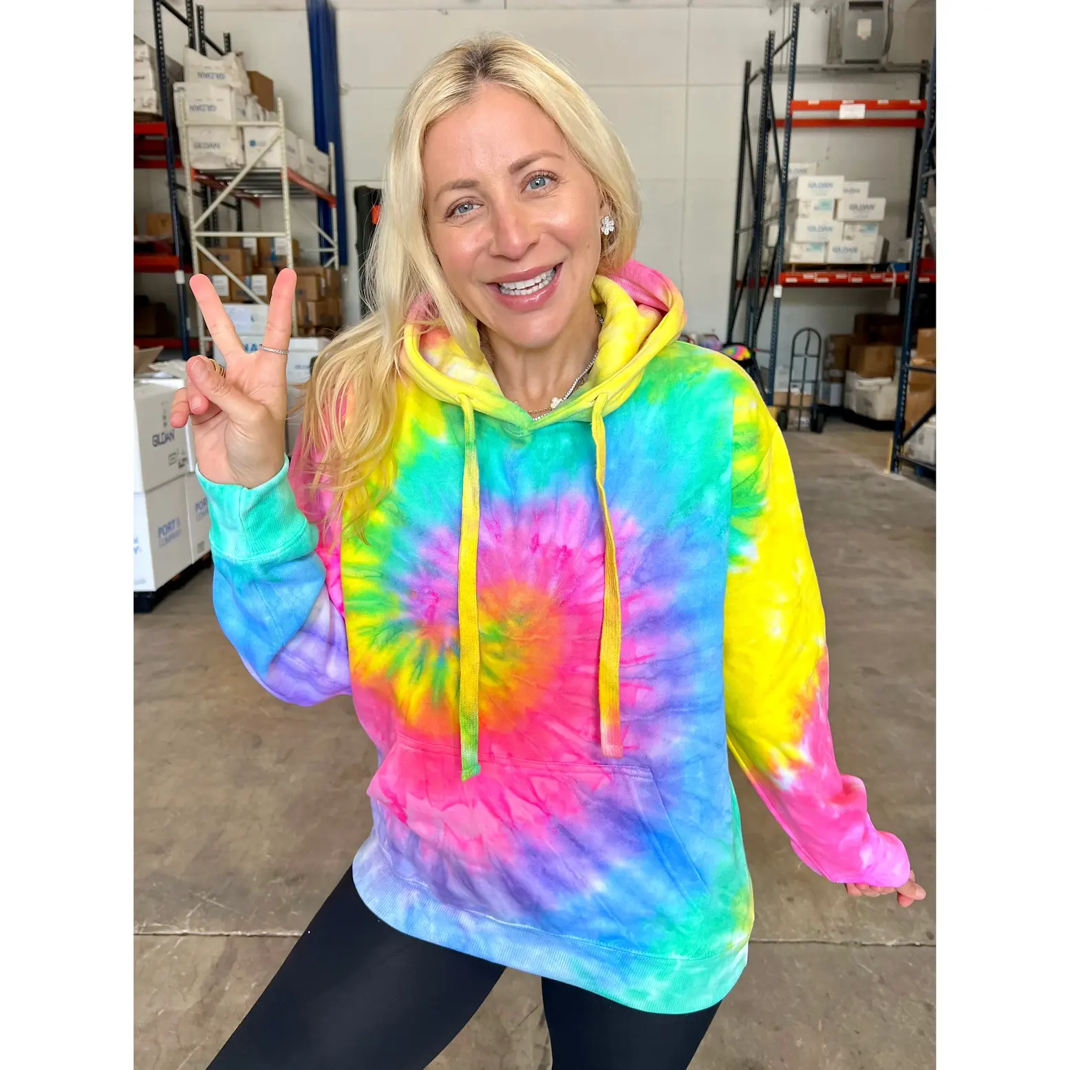 Mystery Tie-Dye Hoodie - Blank