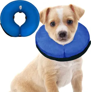 Soft Dog Cone Collar for Large Medium Small Dogs and Cats After Surgery, Inflatable Dog Neck Donut Collar, Inflatable Cat Cone Collar, E-Collar for Dogs Recovery, Dog Cones Alternative