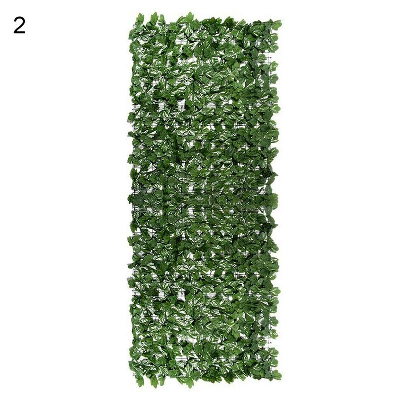 Artificial Green Leaf Durable, Non-Fade, Artificial Fence Leaf UV Protection Minimalist Eco-friendly Backyard Outdoor Simulation Fence Grass Party Decor