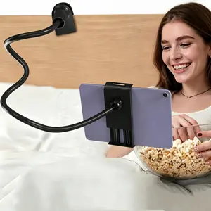 Gooseneck Phone Tablet Holder, 360° Rotatable Flexible Arm Stand, Universal Lazy Bed Desk Mount for Bedroom Office