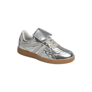 Women’s Lace Up Sneakers SILVER