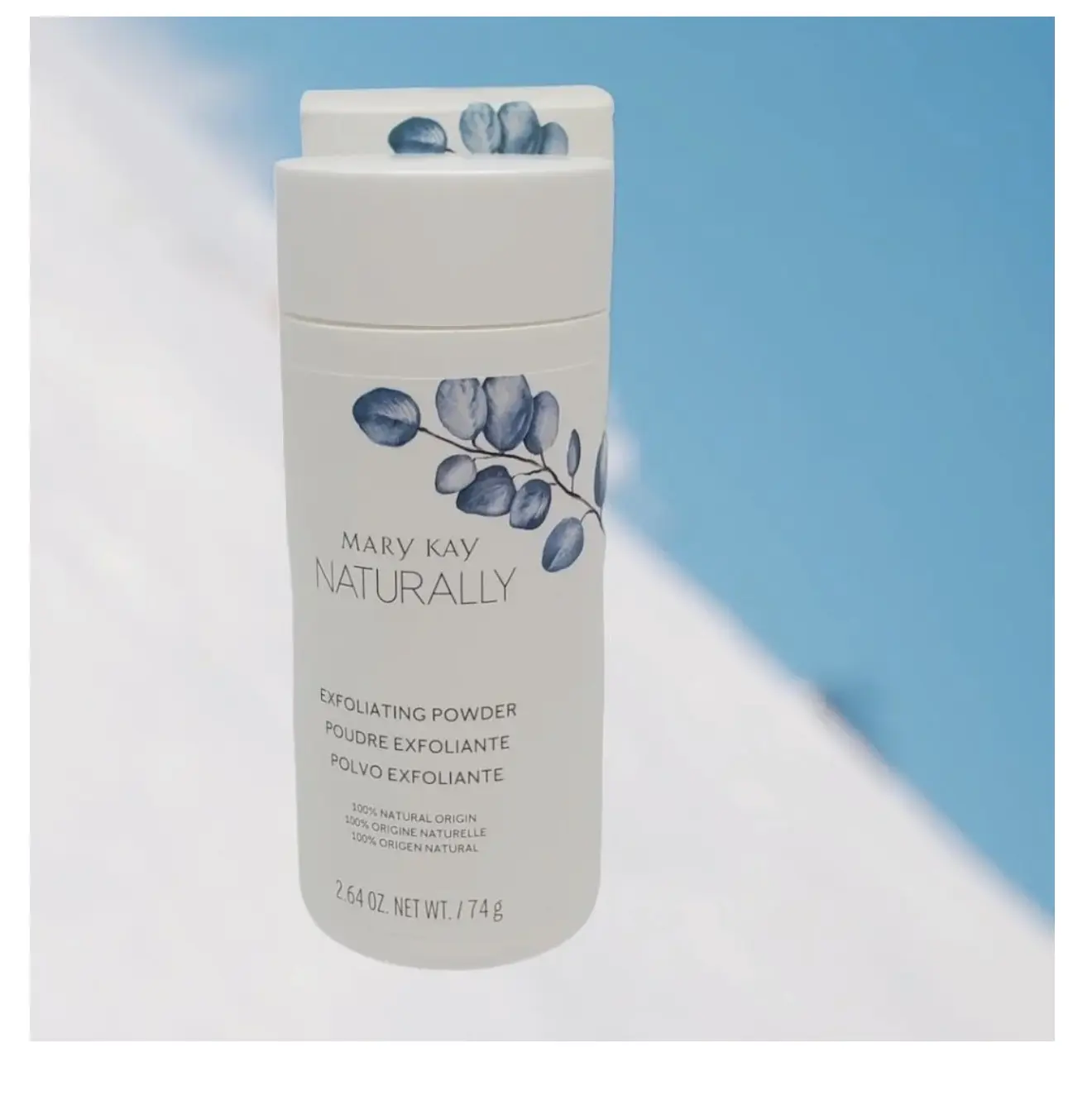 Mary Kay Naturally Gentle Daily Exfoliating Powder, Facial Exfoliator for Gentle Skin Renewal, Citric Acid, Sensitive Skin, Dusting Powder, Daily Routine, Facial Use, Pore Minimizing, Natural Powder