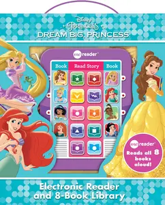 Disney Princess: Dream Big, Princess Me Reader Electronic Reader and 8-Book Library Sound Book Set [With Other and Battery] -- Pi Kids - Boxed Set